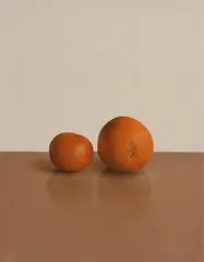 Two Oranges by Comhghall Casey, 2007, oil on canvas, sold Sep 2021