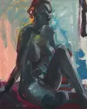 Seated Nude by Brian Ballard, 2003, oil on canvas, offered Sep 2021