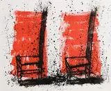 Neil Shawcross, Two Chairs, 2007, acrylic on paper
