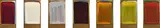 Ciarán Lennon, Lens Collection (7), 2006, acrylic paint on brass - set of 7