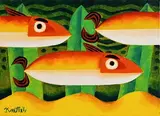 Follow the Leader by Graham Knuttel, oil on canvas, sold Sep 2021