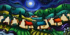 Annie Robinson, Heaven So Close, acrylic on canvas