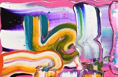 Island by Paul Doran, acrylic on canvas, sold Sep 2021