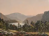 Mabel Florence Young, Luggala, Co. Wicklow, oil on board