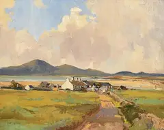Theodore James Gracey, Connemara, oil on board