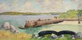 The Harbour at Ardmore, Co. Galway by Fergus O'Ryan, oil on board, offered Sep 2021