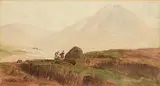 Donegal by Joseph William Carey, 1929, watercolour, sold Sep 2021