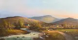 William Cunningham, Sheep Grazing in the Mournes, oil on canvas
