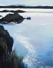 Jules Thomas, Light Catching, Toormore, oil on canvas