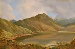 David Anthony Overend, The Hill Lough, Near Leenane, Connemara, oil on canvas