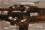 West of Ireland Landscape by George Campbell, oil on board, offered Aug 2021