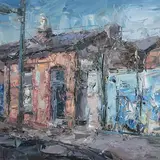 Aidan Bradley, North Strand Cottage, 2008, oil on board