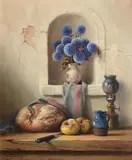 Robert Chailloux French, Still Life - Flowers and Fruits