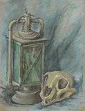 Harry Kernoff, Green Lantern, pastel