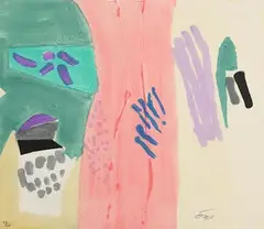 Tony O'Malley, Untitled, limited edition lithograph - numbered 23 from an edition of 50
