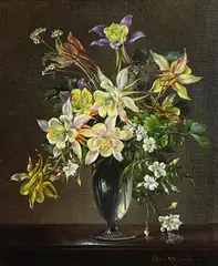 Cecil Kennedy British, Aquiliga, 1950, oil on board
