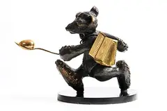 Patrick O'Reilly, The Talented Bear, 2010, unique bronze
