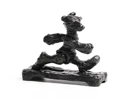Walking Bear by Patrick O'Reilly, 2017, bronze, sold Aug 2021