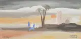 Morocco, North Africa by Markey Robinson, gouache, sold Aug 2021