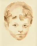 Annie Kevans, Prince Felipe de Marichalar y de Borbón (Spain) From the series Let Them Eat Cake, oil on paper