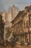 Thomas Colman Dibdin, Beauvais Cathedral, France, 1878, watercolour