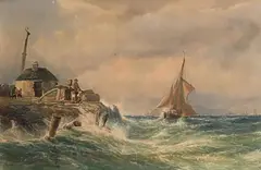 John Faulkner, Ballydevlin Bay and Cape Clear, Co. Cork, watercolour