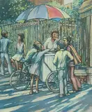 Kieran McGoran, Botanical Gardens, Belfast, pastel