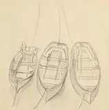 Elizabeth Rivers, Moored Boats
