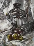 Christine Thery, Pears from my Mother's Garden, 2002, oil on canvas