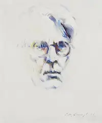William Butler Yeats by Con Campbell, oil on board, sold Aug 2021