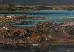 Eric Patton, Coastline, oil on board