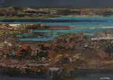 Eric Patton, Coastline, oil on board