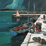 J.P. Rooney, Roundstone Fisherfolk, Connemara, Co. Galway