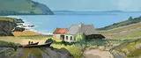 John Francis Skelton, Achill, Co Mayo, oil on canvas board