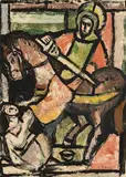 Evie Hone, St. Martin of Tours - Design for a Stained Glass Panel