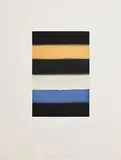 Sean Scully, Landline Ochre, 2016, etching, aquatint on wove paper - number 17 from an edition of 30