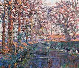 Road to Kilwatermoy, Point of Sunset by Arthur K. Maderson, oil on board, sold Jun 2021