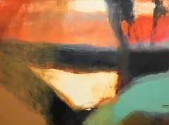 Hughie O'Donoghue, Owl Run, 2013, oil on board