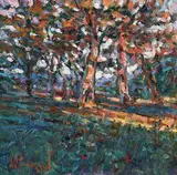 Nearly Sunset, Killderriheen, Capoquin by Arthur K. Maderson, oil on canvas, sold Jun 2021
