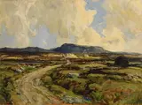 Muckish, Co. Donegal by James Humbert Craig, oil on board, sold Jun 2021