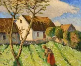 Charles Vincent Lamb, Tending Potatoes, Carraroe, Galway
