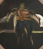 Barrie Cooke, A Woman (Ted!!), c.1965, oil on canvas