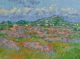 West of Ireland Landscape by Desmond Carrick, oil on board, sold Jun 2021