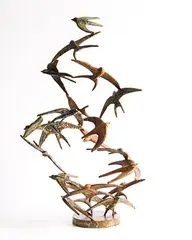 Colm J. Brennan, Swirl of Swifts, unique bronze