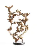 John Behan, Tain Birds, 2016, unique bronze