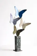 Kaleidoscope by Ray Delaney, 2021, unique bronze, sold Jun 2021