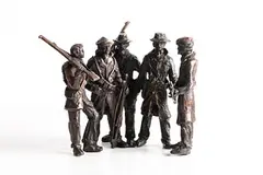 Men of the South by Jarlath Daly, unique bronze, sold Jun 2021