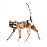 Maurice Harron, Cat, 2010, unique bronze