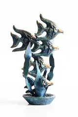 Amed Milad, Amal Fish, bronze - numbered 1 from an edition of 5