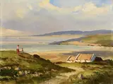 On Mulroy Bay, Co. Donegal by Maurice Canning Wilks, oil on canvas, sold Jun 2021